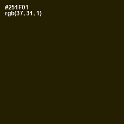 #251F01 - Cannon Black Color Image