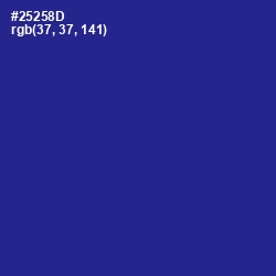 #25258D - Jacksons Purple Color Image
