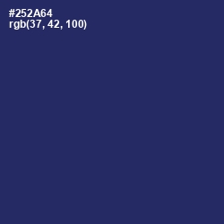 #252A64 - Jacarta Color Image