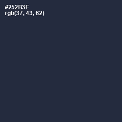#252B3E - Ebony Clay Color Image