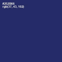 #252B66 - Jacarta Color Image