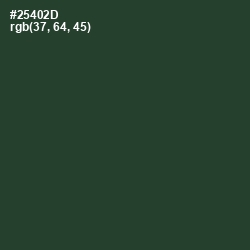 #25402D - Lunar Green Color Image