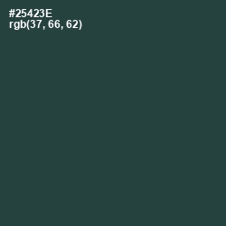 #25423E - Lunar Green Color Image