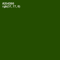 #254D00 - Green House Color Image