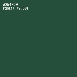 #254F3A - Lunar Green Color Image