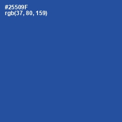 #25509F - Sapphire Color Image