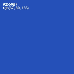 #2550B7 - Cerulean Blue Color Image