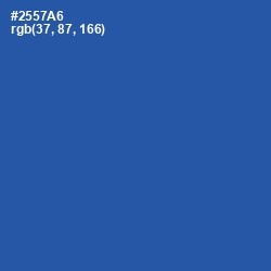 #2557A6 - Azure Color Image