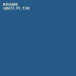 #255B86 - Chambray Color Image