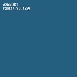 #255D81 - Chambray Color Image