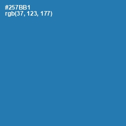 #257BB1 - Astral Color Image