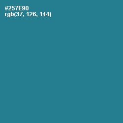 #257E90 - Jelly Bean Color Image