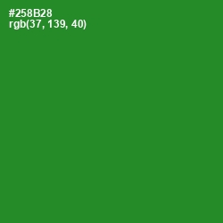 #258B28 - Forest Green Color Image