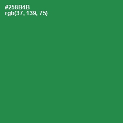 #258B4B - Sea Green Color Image