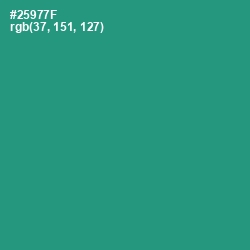 #25977F - Elf Green Color Image