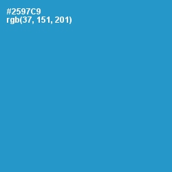 #2597C9 - Curious Blue Color Image