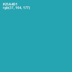 #25A4B1 - Pelorous Color Image