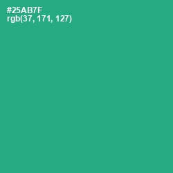 #25AB7F - Jade Color Image