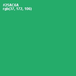 #25AC6A - Green Haze Color Image