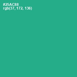 #25AC88 - Jungle Green Color Image