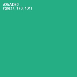 #25AD83 - Jungle Green Color Image