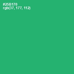 #25B170 - Jade Color Image