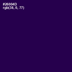 #26004D - Violet Color Image