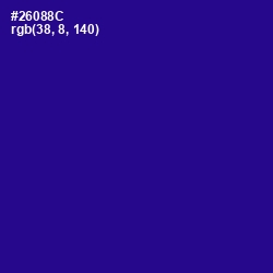 #26088C - Blue Gem Color Image