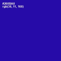 #260BA8 - Blue Gem Color Image