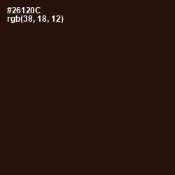 #26120C - Coffee Bean Color Image