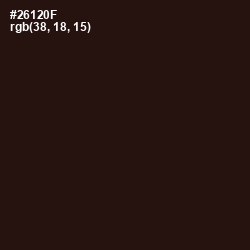 #26120F - Coffee Bean Color Image