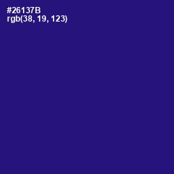 #26137B - Deep Blue Color Image