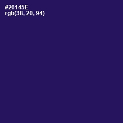 #26145E - Violent Violet Color Image
