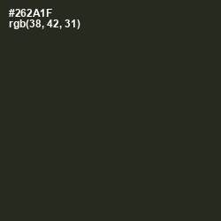#262A1F - Log Cabin Color Image