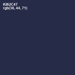 #262C47 - Cloud Burst Color Image