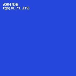 #2647DB - Mariner Color Image