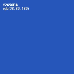 #2656BA - Cerulean Blue Color Image