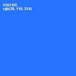 #2674FE - Azure Radiance Color Image
