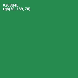 #268B4E - Sea Green Color Image