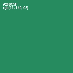 #268C5F - Eucalyptus Color Image