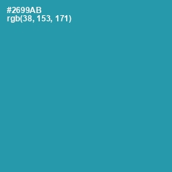 #2699AB - Boston Blue Color Image