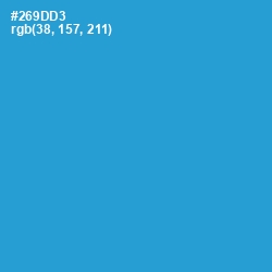 #269DD3 - Curious Blue Color Image