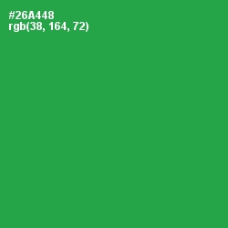 #26A448 - Sea Green Color Image