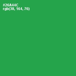 #26A44C - Sea Green Color Image