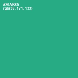 #26AB85 - Jungle Green Color Image