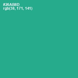 #26AB8D - Jungle Green Color Image