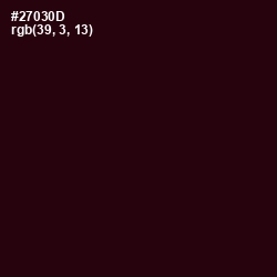 #27030D - Sepia Black Color Image