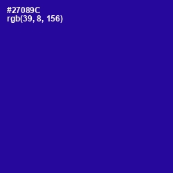 #27089C - Blue Gem Color Image