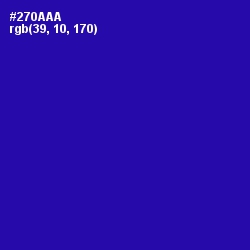 #270AAA - Blue Gem Color Image