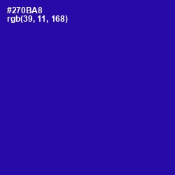 #270BA8 - Blue Gem Color Image